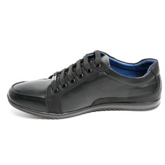 Stylish causal man shoe on white background.