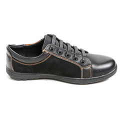 Stylish causal man shoe on white background.