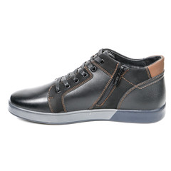 Stylish causal man shoe on white background.