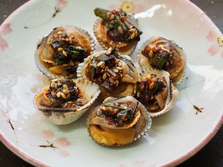 한국의 음식 꼬막간장무침 