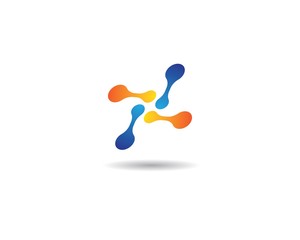 Molecule logo illustration