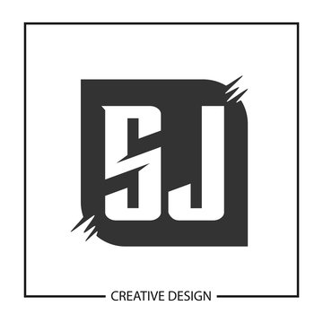 Initial Letter SJ Logo Template Design Vector Illustration