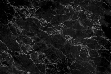 Black marble natural pattern for background,