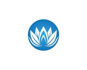 Beauty flower logo illustration