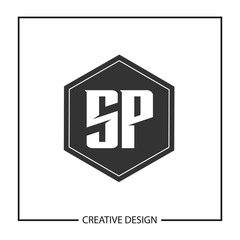 Initial Letter SP Logo Template Design Vector Illustration