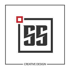 Initial Letter SS Logo Template Design Vector Illustration