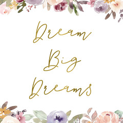 Watercolor Floral Background