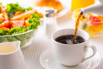 朝食〜ホットコーヒー