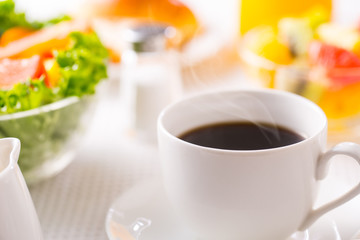 朝食〜ホットコーヒー