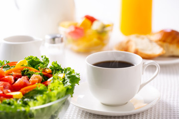 朝食〜ホットコーヒー