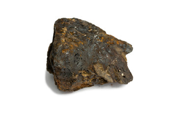 Hematite Rock isolate on white background
