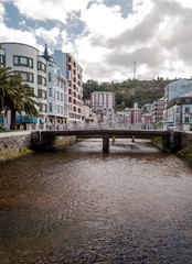 Fototapeta na wymiar Luarca village in Asturias, Spain