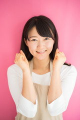 Fototapeta premium 笑顔の女性