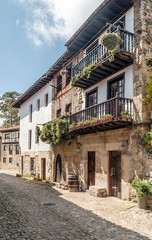 Fototapeta na wymiar Village of Santillana del Mar in northern Spain