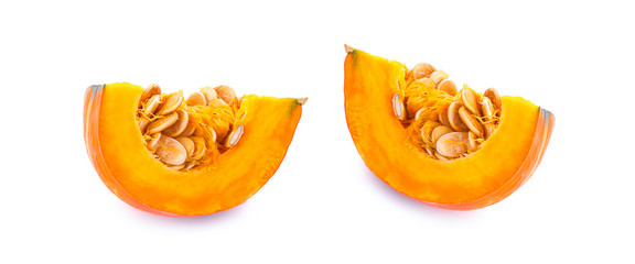 Pumpkin isolated on a white background