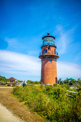 The famous Gay Head Light in Cape Cod Martha's Vineyard, Massachusetts