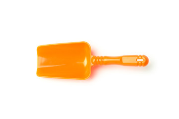 Plastic orange scoop