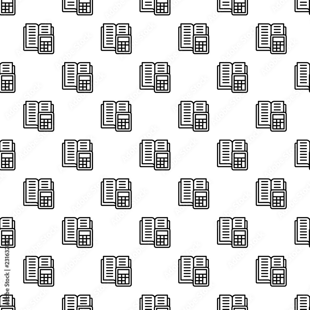 Poster tax calculator pattern seamless repeat background for any web design