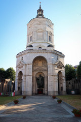 Obraz premium Temple of Victory view in Milan, Italy