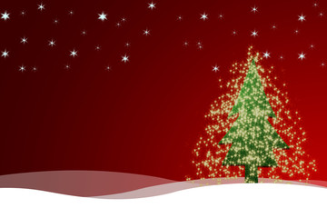 Christmas tree background design  