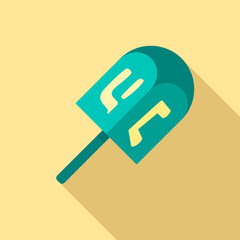 Dreidel icon. Flat illustration of dreidel vector icon for web design