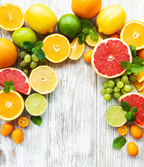 citrus fresh fruits
