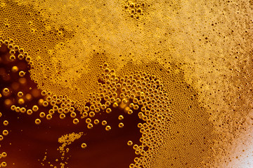 Craft Beer bubbles background texture