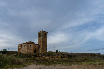 Iglesia templaria de la Vera Cruz en la ciudad de Segovia, España