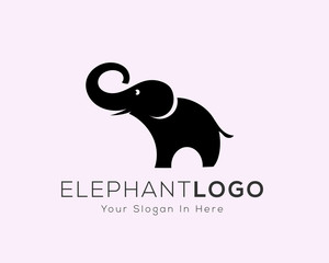 stand elephant attraction logo design inspiration
