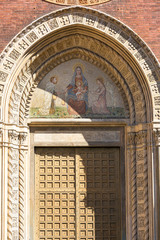 Obraz premium 15th century church Santa Maria del Carmine, Milan, Italy