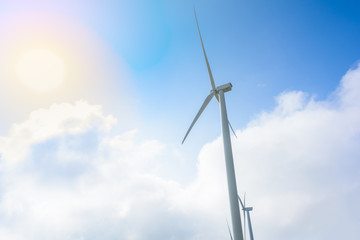 Windmill turbine for electric production at Khao Kho, Petchaboon, Thailand