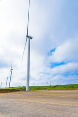 Windmill turbine for electric production at Khao Kho, Petchaboon, Thailand