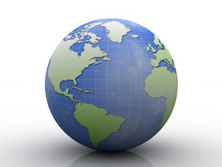 3d illustration Network community concept . Mixed media