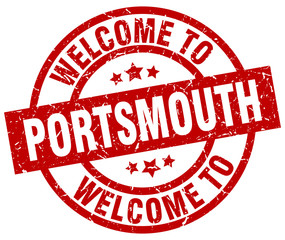 welcome to Portsmouth red stamp
