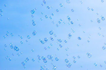 soap bubbles as background