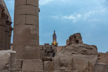 The temple in Karnak