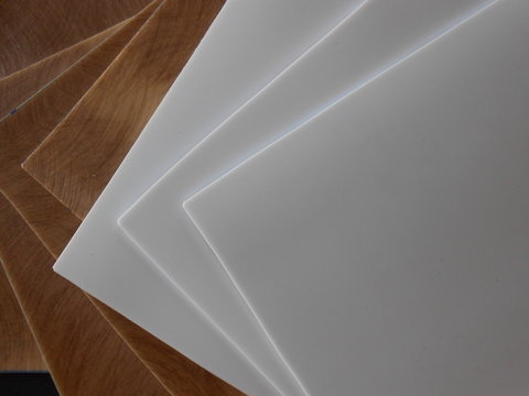 White PTFE Etched One Side sheet (EOS)