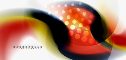 Fluid flowing wave abstract background