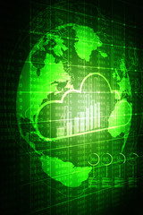 Fototapeta premium 2d rendering Stock market online business concept. business Graph 