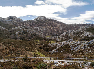 Mountains of Asturias in Spain