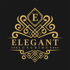 Letter E Logo - Classic Luxurious Style Logo Template