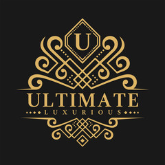 Letter U Logo - Classic Luxurious Style Logo Template