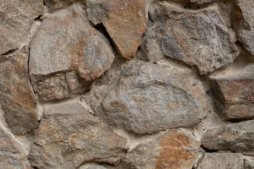 Mauer aus Steinen