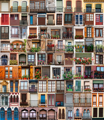 Collage of different windows