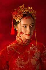 Beautiful bride costume