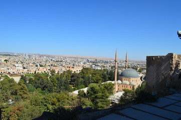 Obraz premium widok na urfę ze wzgórza