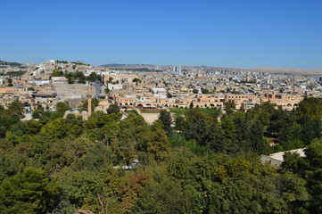 Fototapeta na wymiar view of urfa from hill