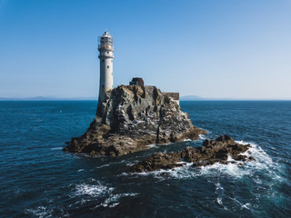 Above the Fastnet lighthouse