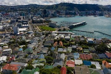 Wellington Harbor Aerial View 