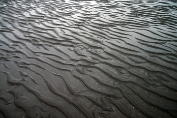 Black Sand Texture in Iceland
